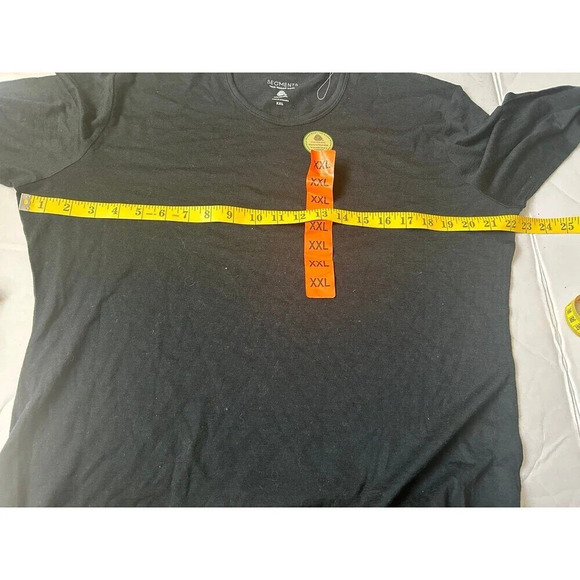 Segments Womens Base Layer Top size XXL Black Merino Wool Long Sleeve Tee - Picture 5 of 6